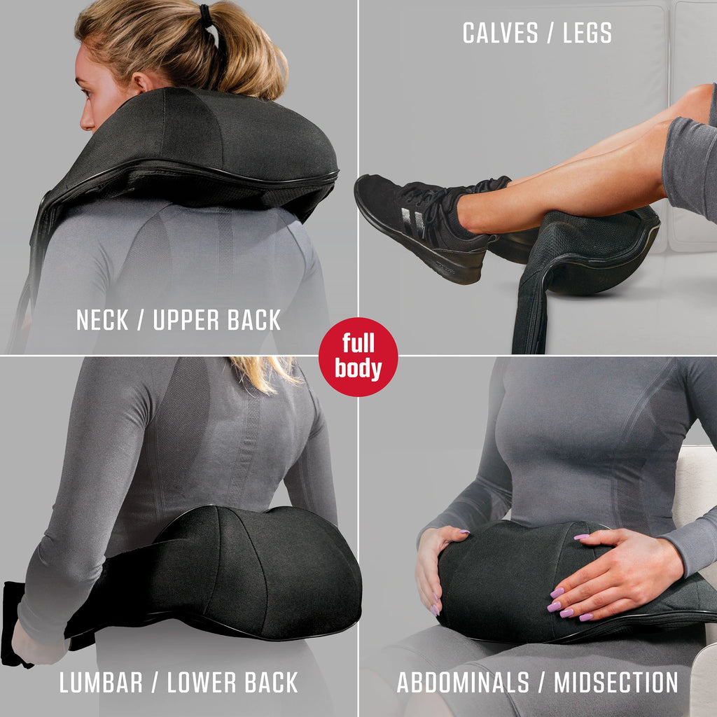 Cordless 3D Shiatsu Neck and Back Massager with Heat N19770