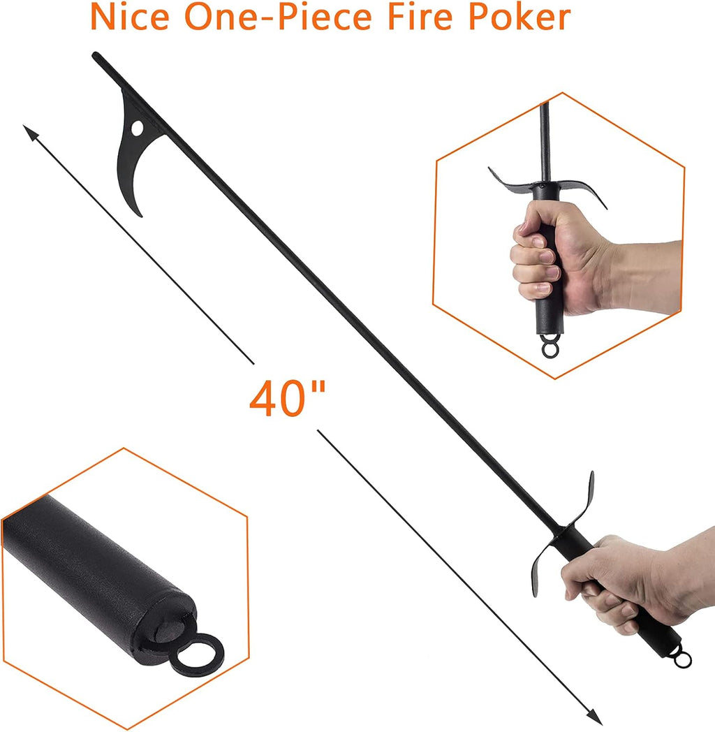 36 Stainless Steel Fire Pit Tool Kits D240