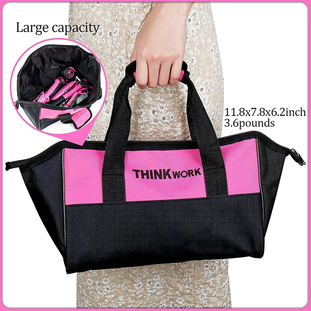 122-Piece Pink Tool Kit with 3.6V Electric Screwdriver R3170