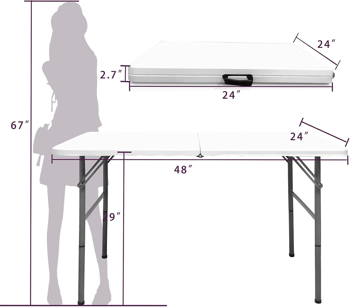 4 FT Folding Table G81763