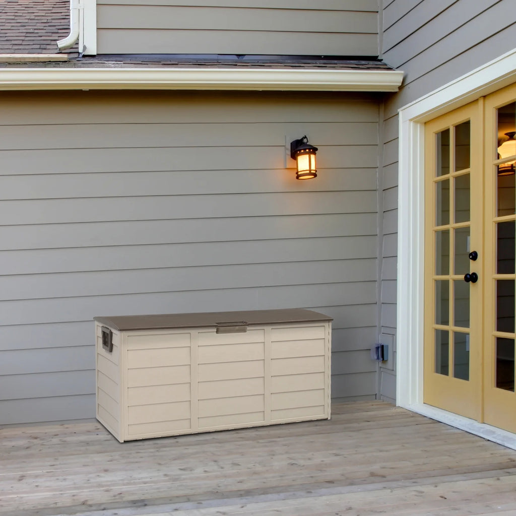 75gal Outdoor Plastic Storage Deck Box Q749