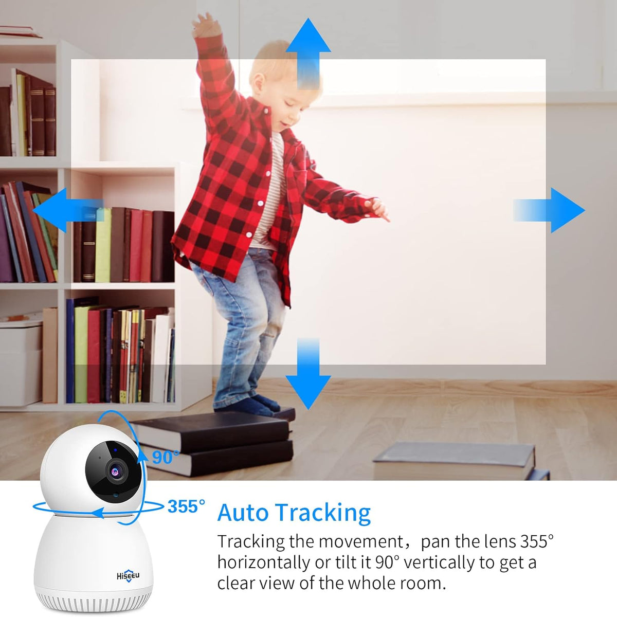 3MP Wireless Security Camera with Night Vision Pack of 2 D598