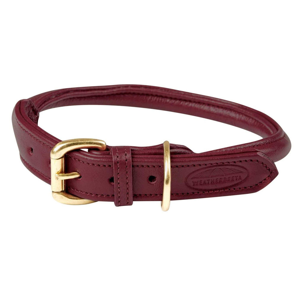 Rolled Leather Dog Collar R184