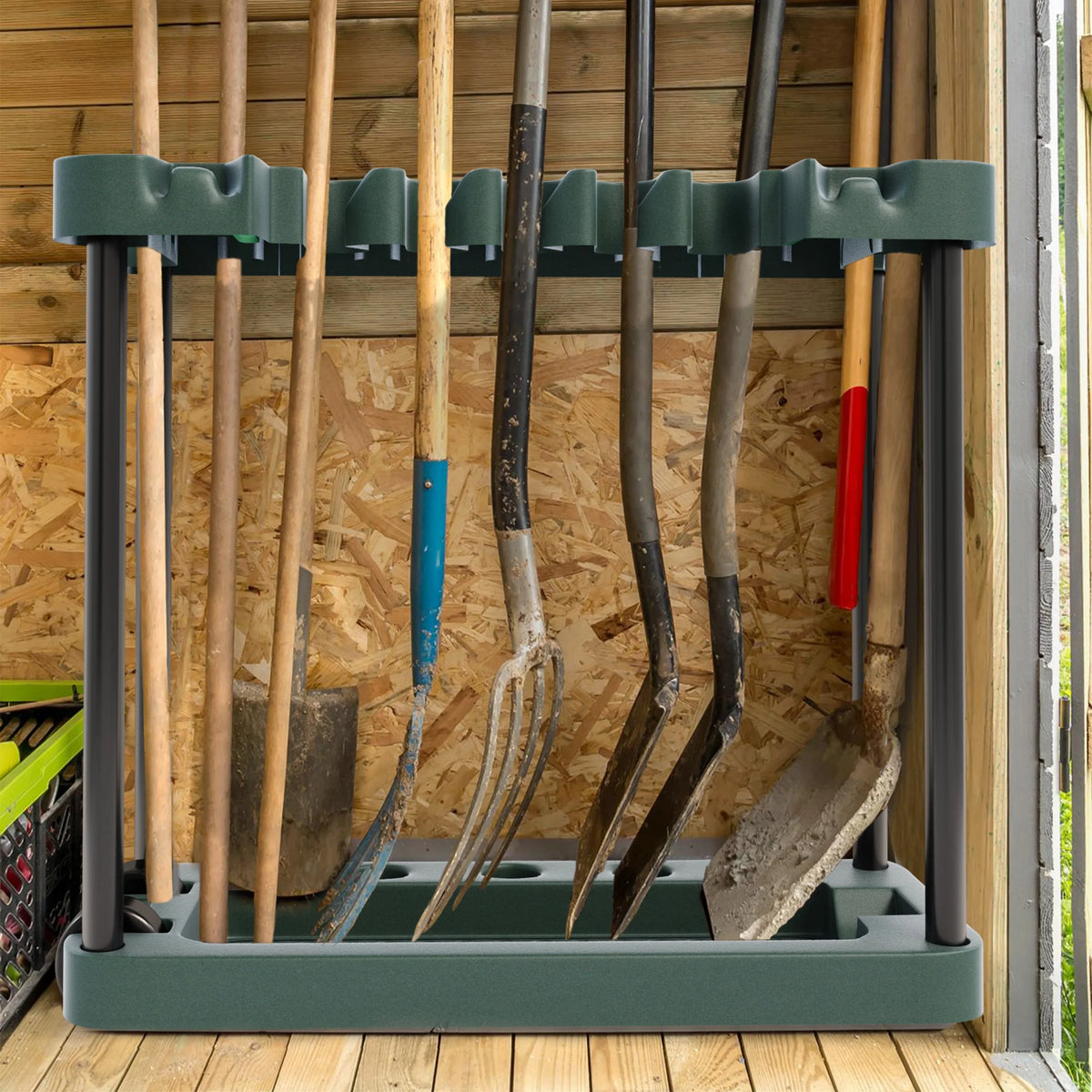 Portable Rolling Garden Tool Organizer with Wheels U341