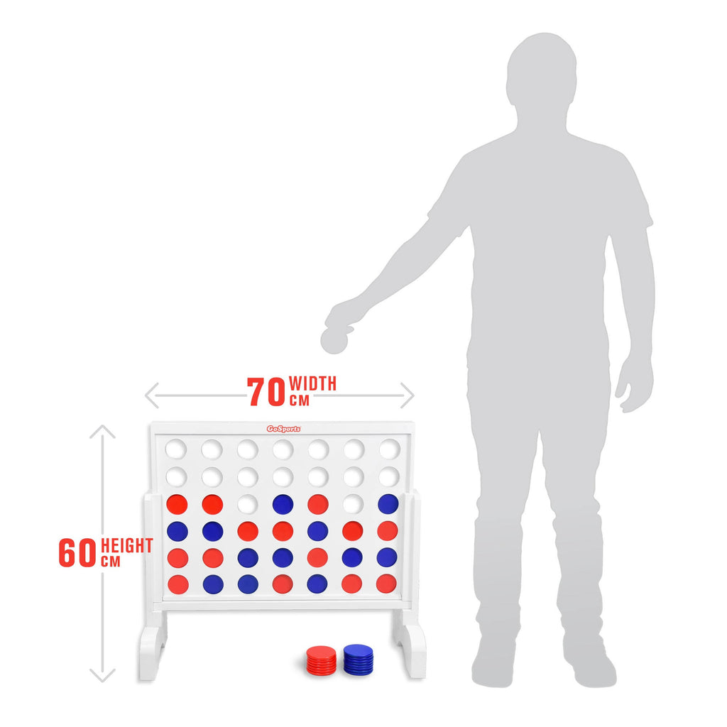 Giant 4-in-a-Row Game with Carrying Case O74612