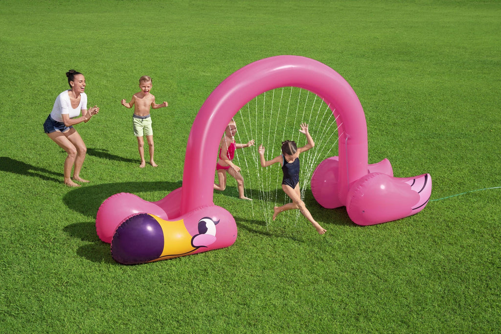 Pink Flamingo Inflatable Sprinkler Arch O1632