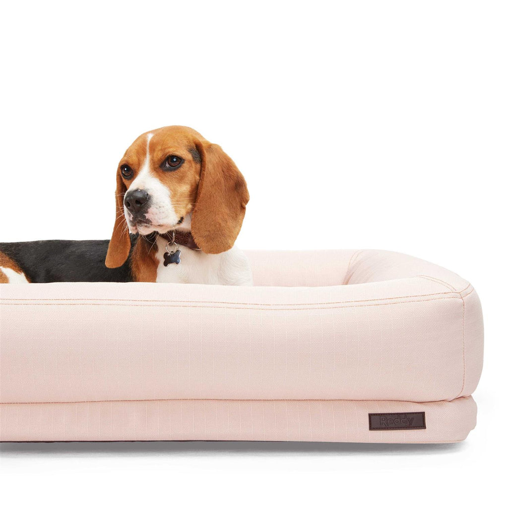 Recycled Fabric Pink Dog Bed T613559