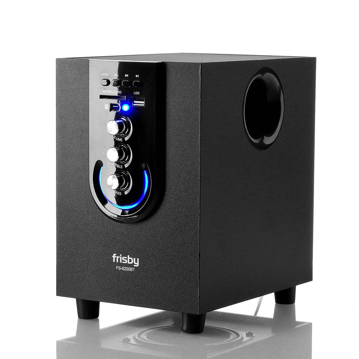 Bluetooth Wireless 2.1 CH Media Subwoofer Speaker System (3-Piece) O6790