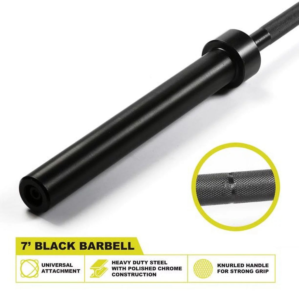2-Inch Olympic Barbell Weight Bar 7ft 700-Pound Capacity O5241