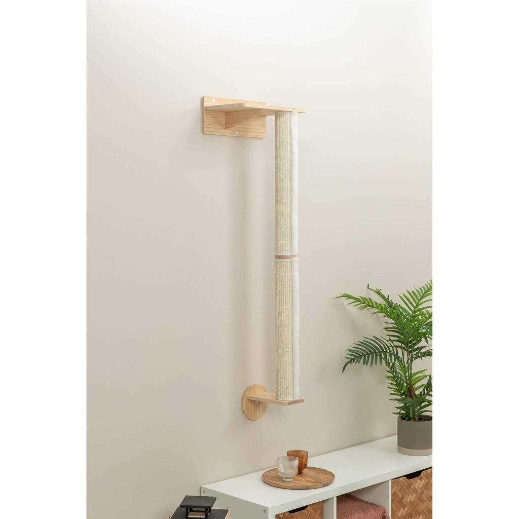 Wall Mount Cat Scratching Post with Perch U524