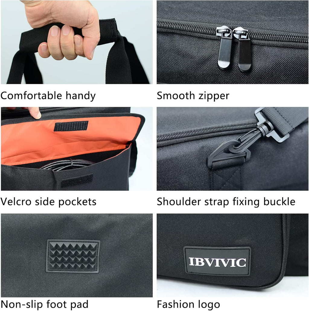 Cable File Bag with Adjustable Dividers and Double Separate Bags C759268