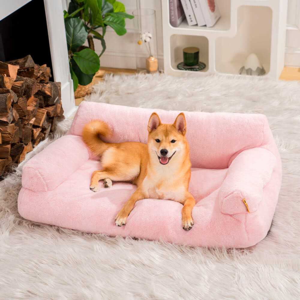 Plaid Dog & Cat Couch Bed Z72162