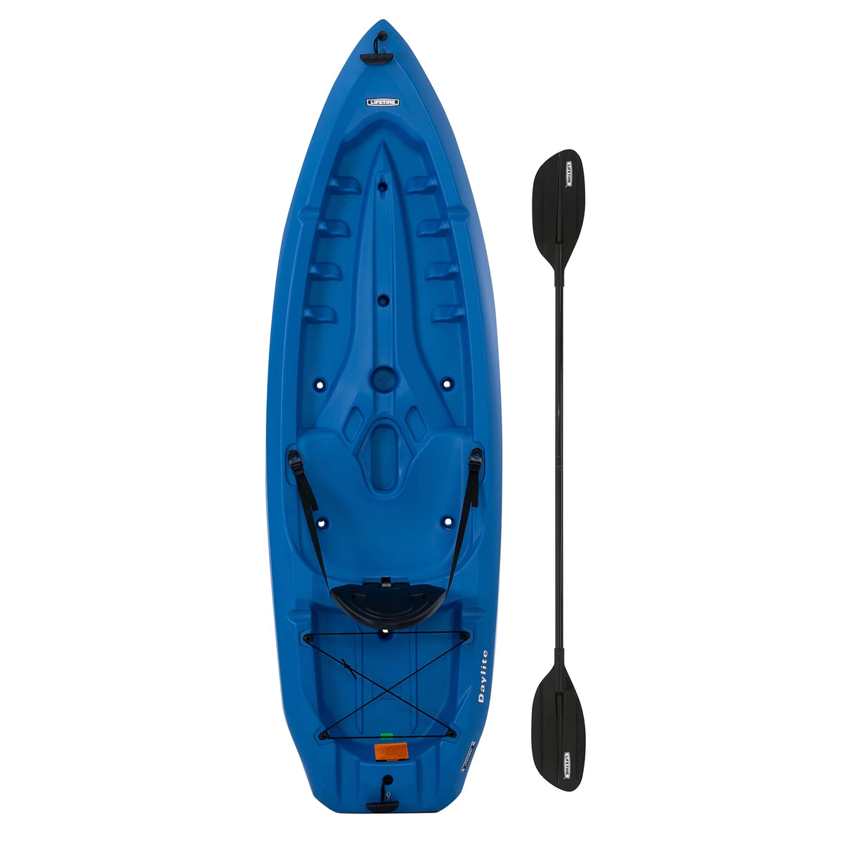 8 ft Sit-on-top Kayak with Paddle, Dark Blue W45186