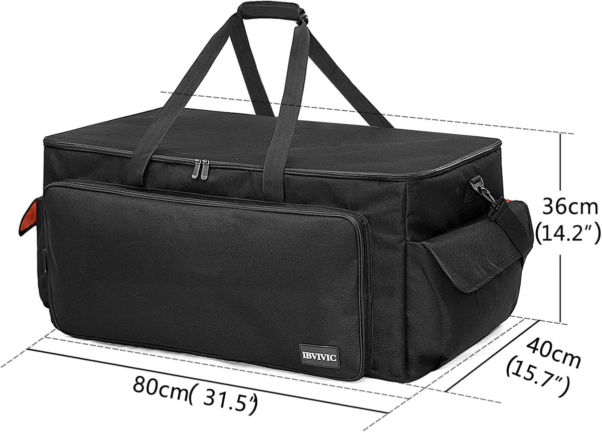 Cable File Bag with Adjustable Dividers and Double Separate Bags C759268