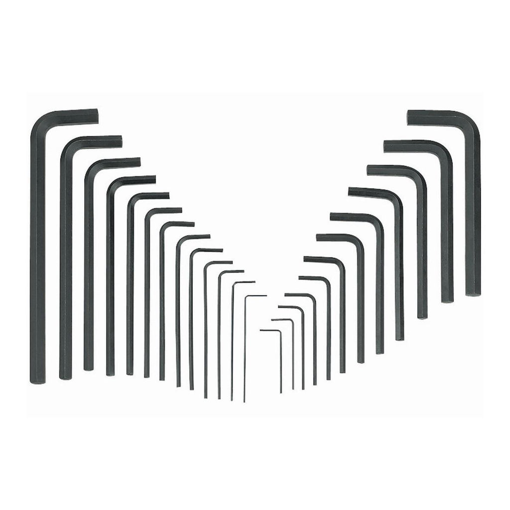 SAE and Metric Hex Key Set, 25 Piece A660285