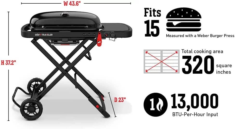 Portable Gas Grill O3944