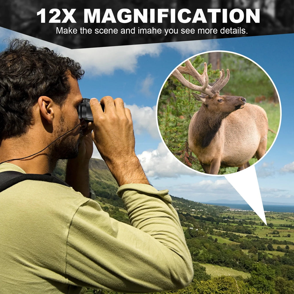 12x25 Compact Binoculars with FMC & BAK4 C15297
