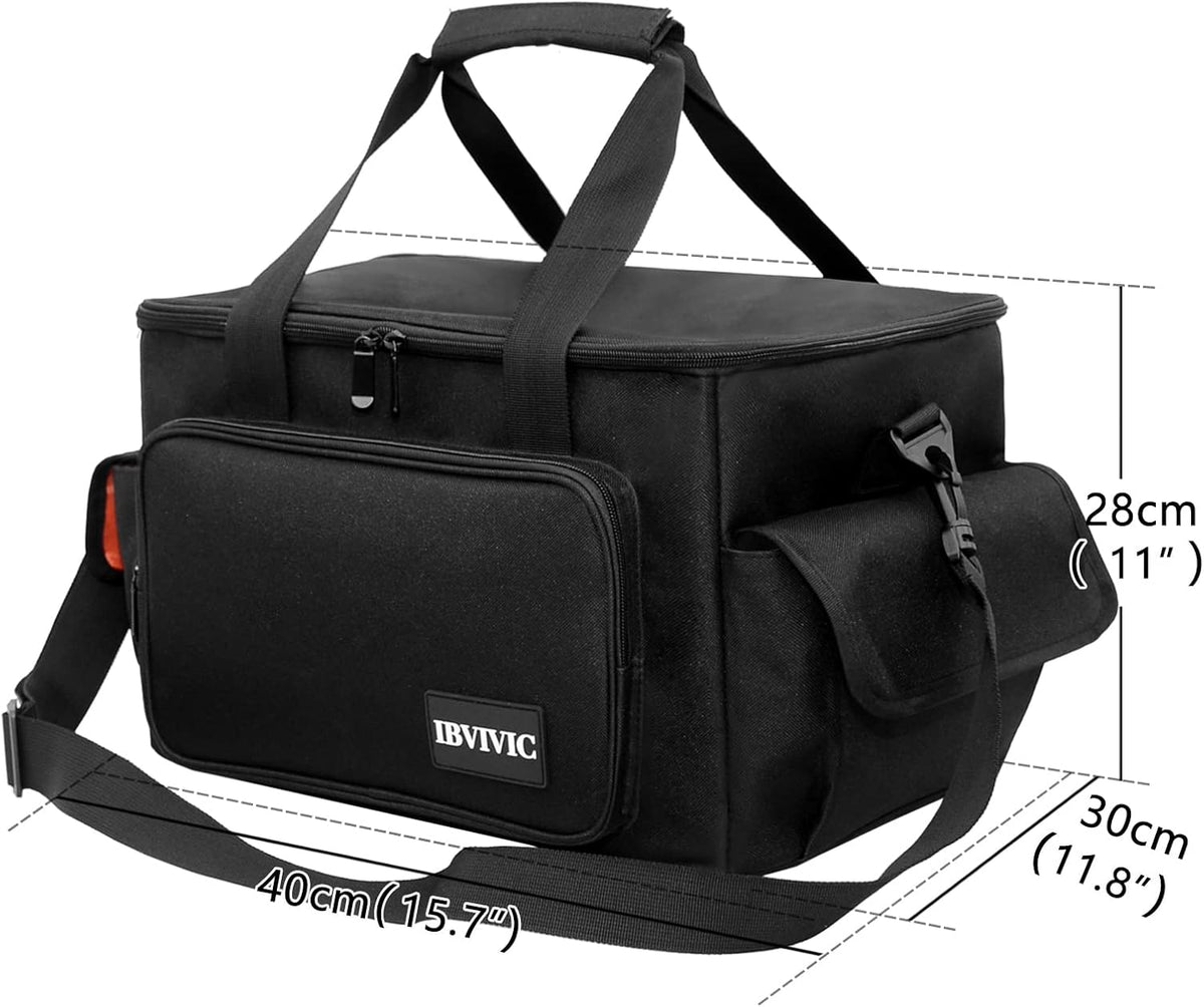 Cable File Bag with Adjustable Dividers and Double Separate Bags C759268