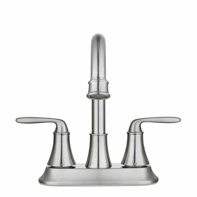 2-Handle High-Arc Bathroom Faucet in Brushed Nickel Z721751