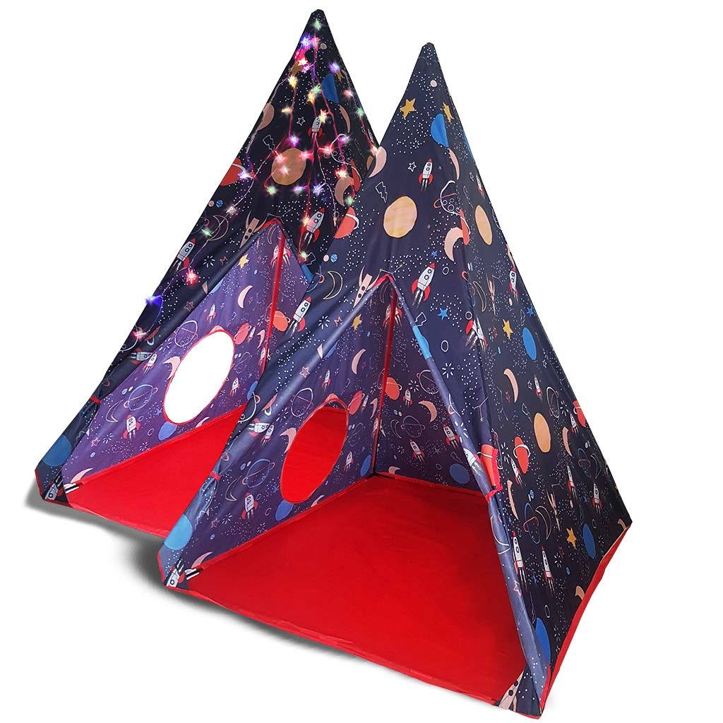Kids Play Tent with Star Lights and Carrying Case Y4990