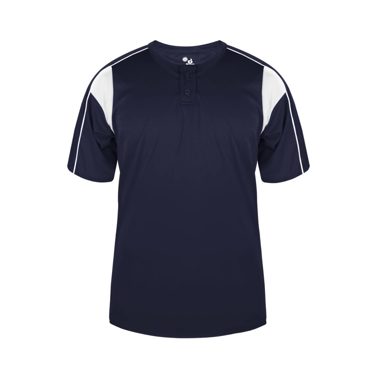 Navy White Placket Shirt V51041