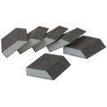 Aluminum Oxide Angled Sanding Sponges 6 Pack Q204