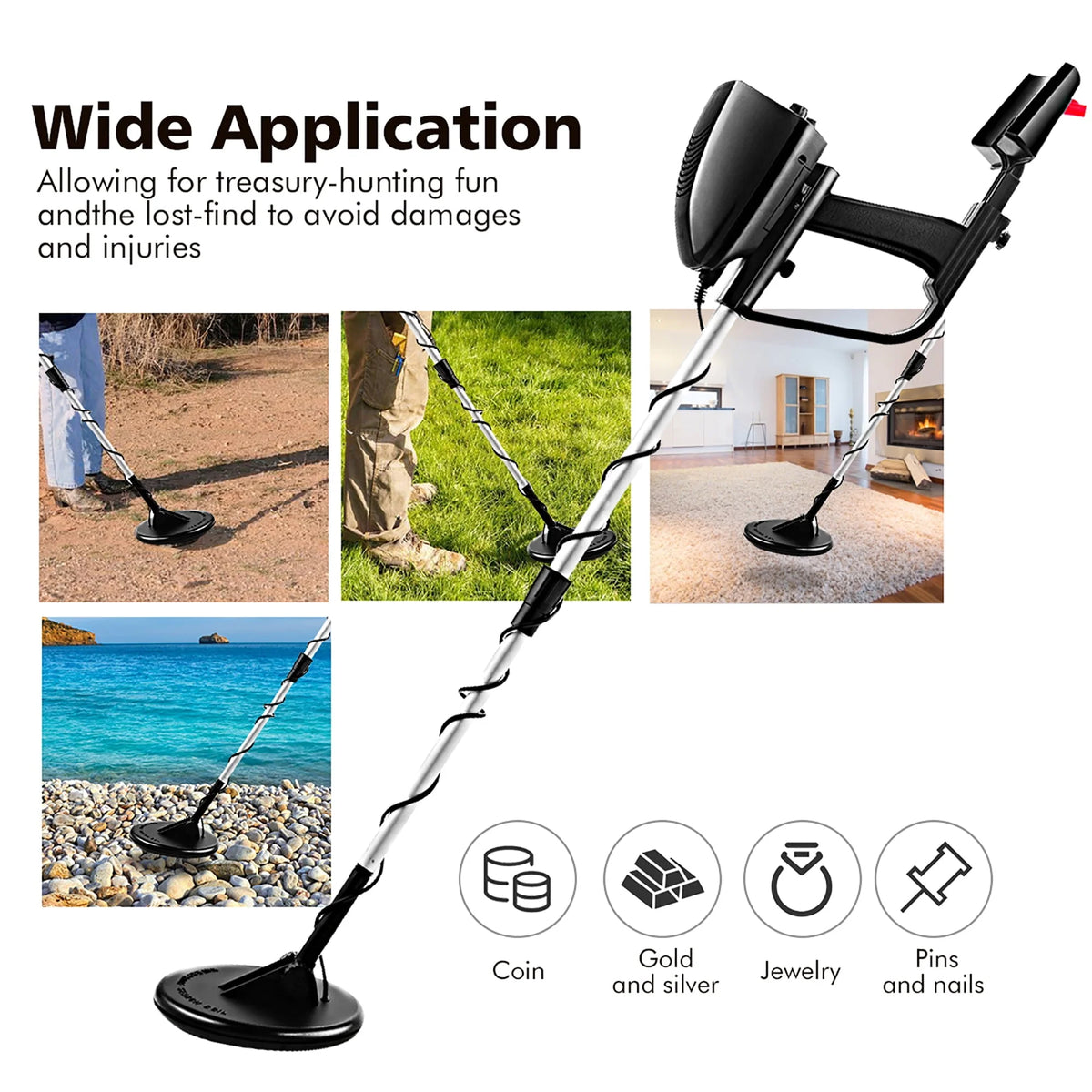Waterproof Metal Detector J639