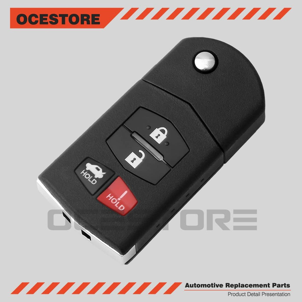Car Key Fob Keyless Entry Remote 4 Button Pack of 2 W946239