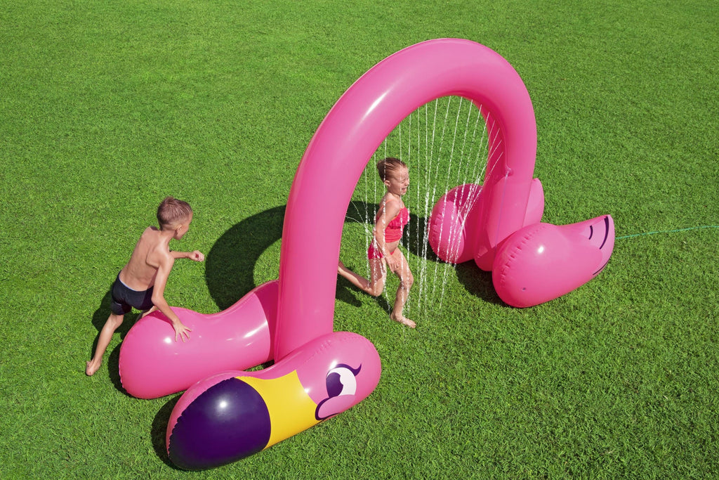 Pink Flamingo Inflatable Sprinkler Arch O1632