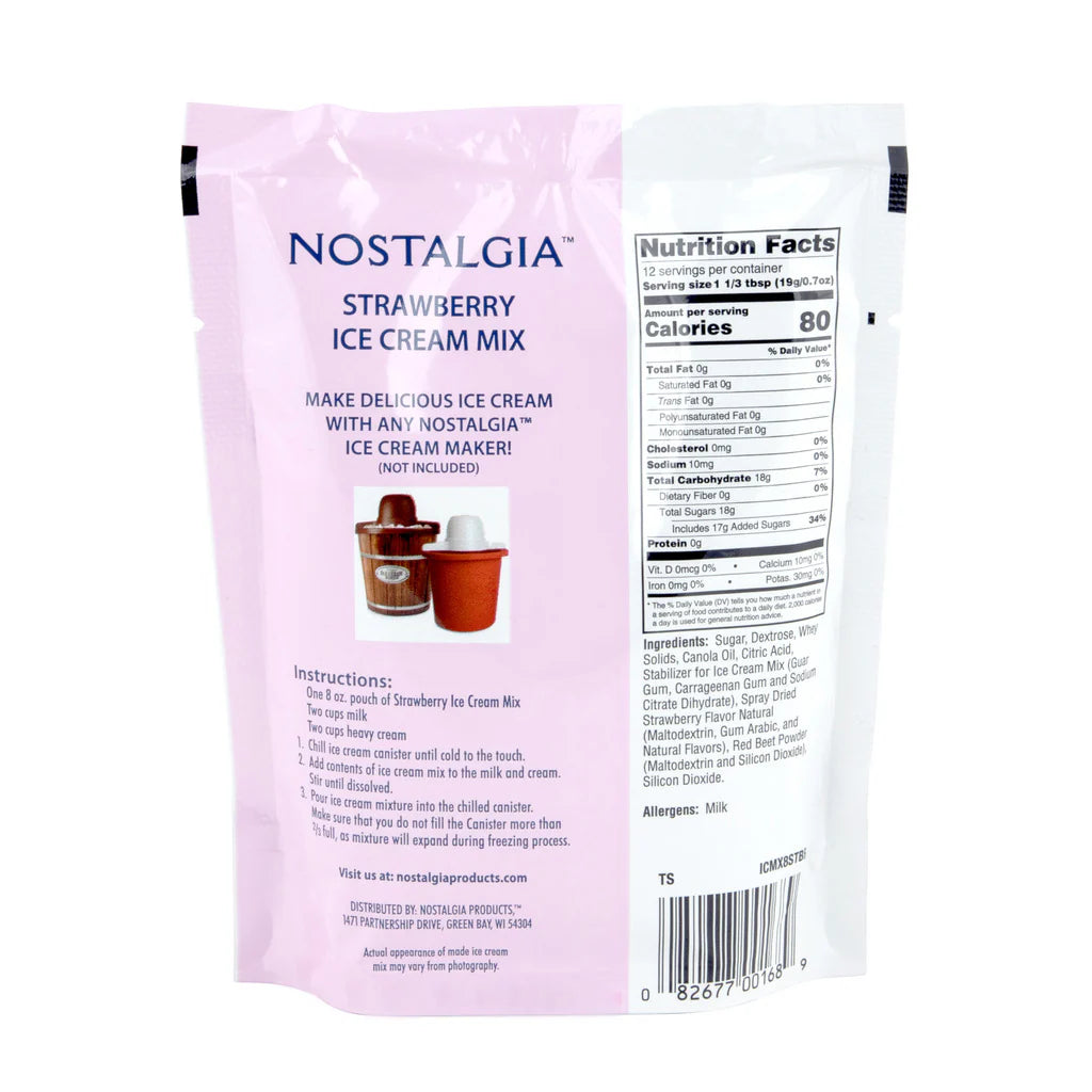 2-Quart Ice Cream Starter Mix 8-Pack K32240