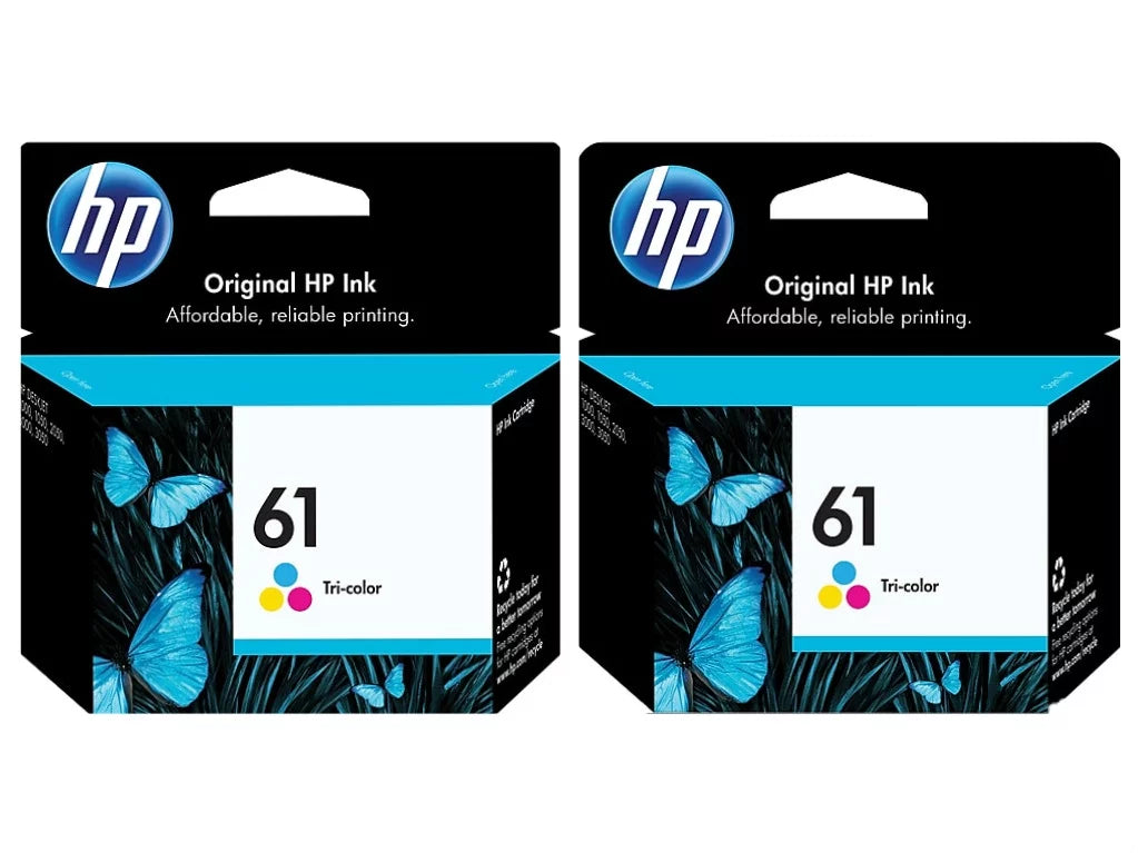 HP 61 Tri-color Ink Cartridge 2 Pack N273