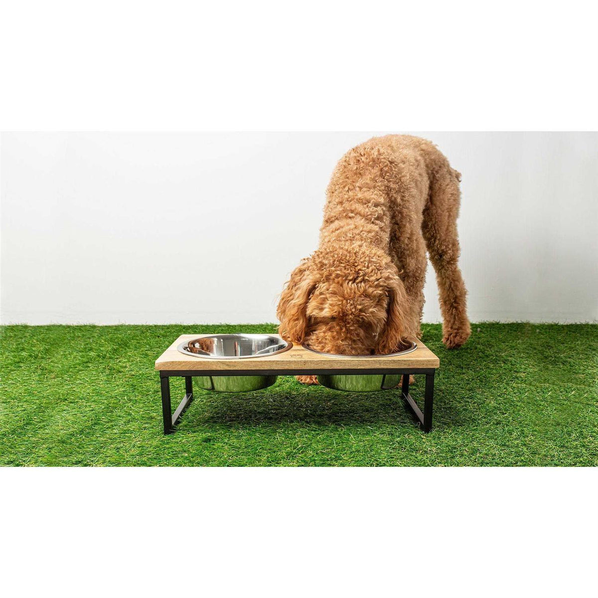 Elevated Wood & Metal Feeder R376894