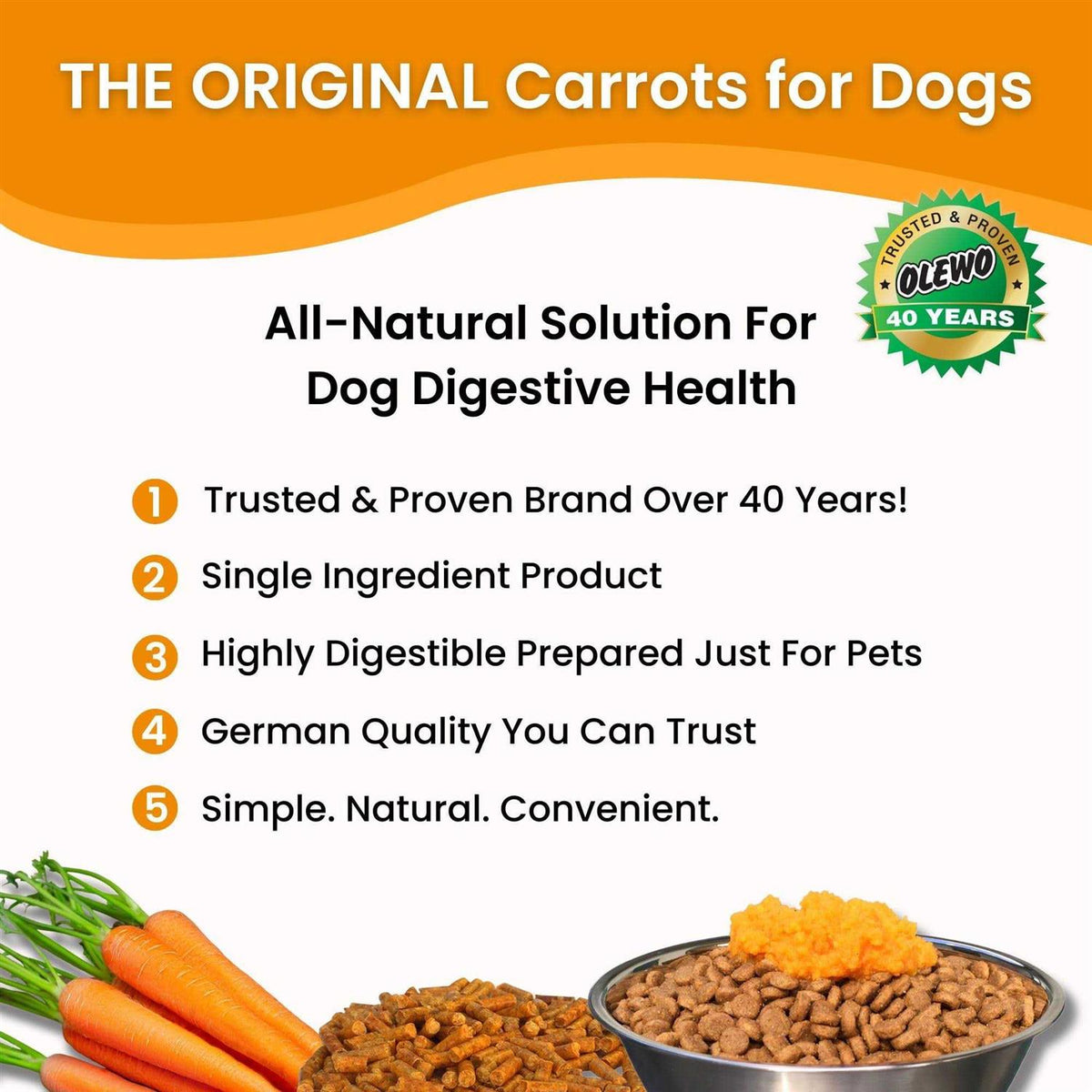 Carrots for Dogs Fiber W817639
