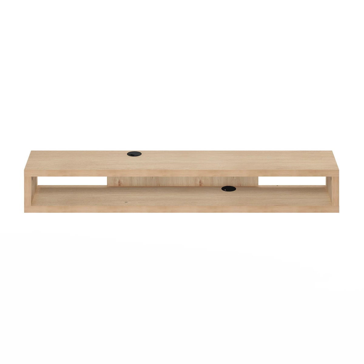 Wall Mounted Floating Media Console, 72 inch, Marcy Oak Q220