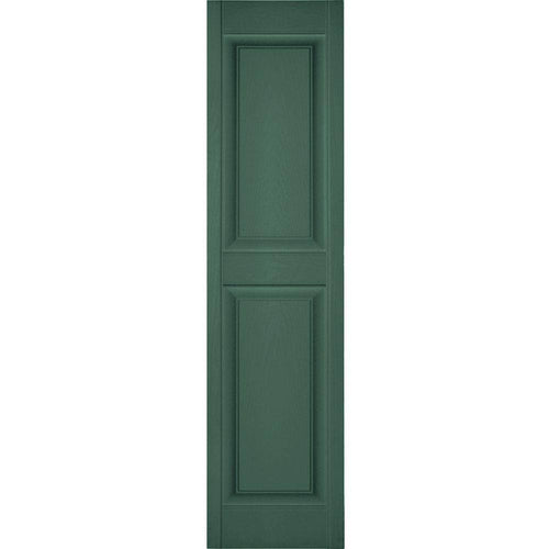 14 3/4x22W x 67x22H Vinyl Raised Panel Shutters D602