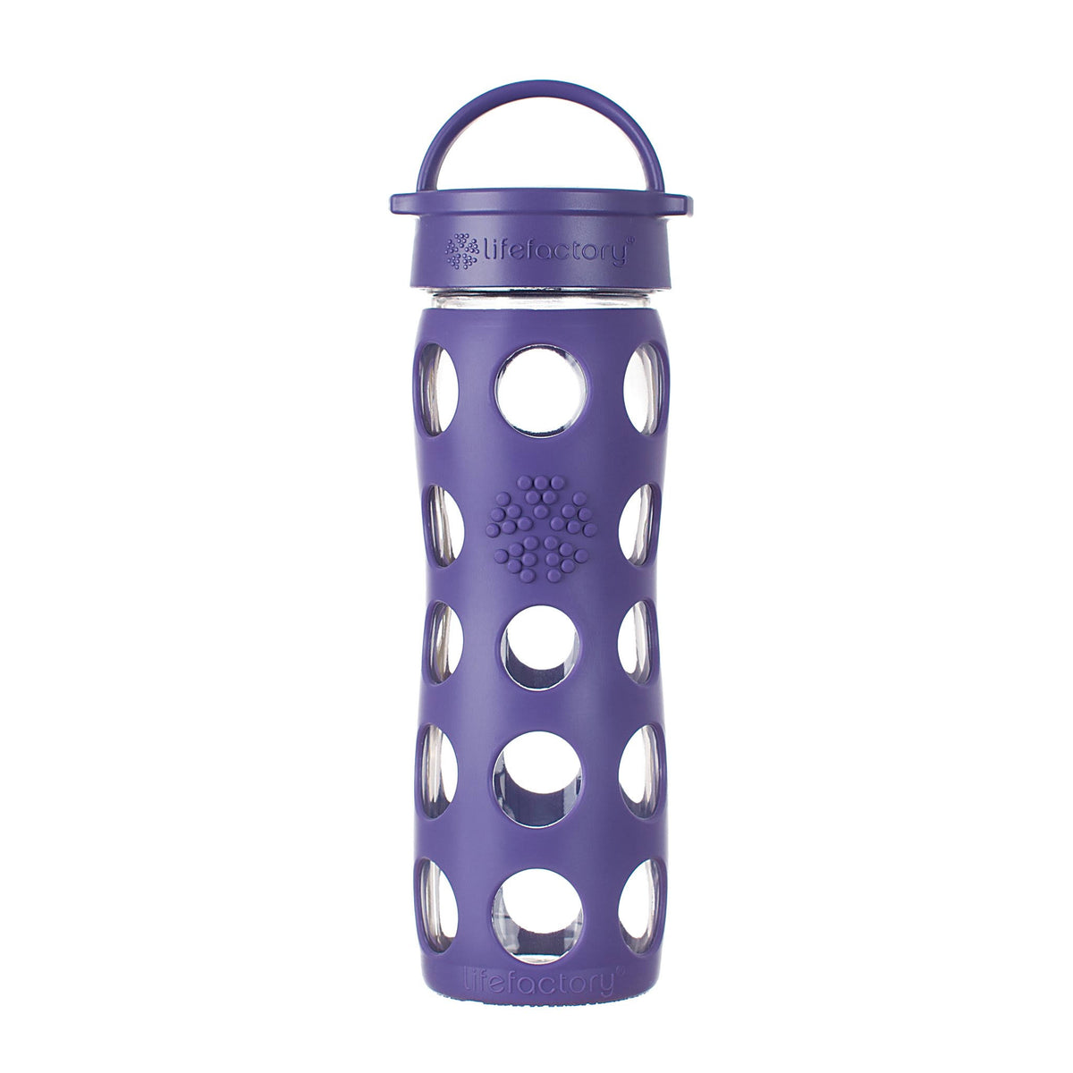 16-Ounce BPA-Free Glass Water Bottle with Silicone Sleeve U361