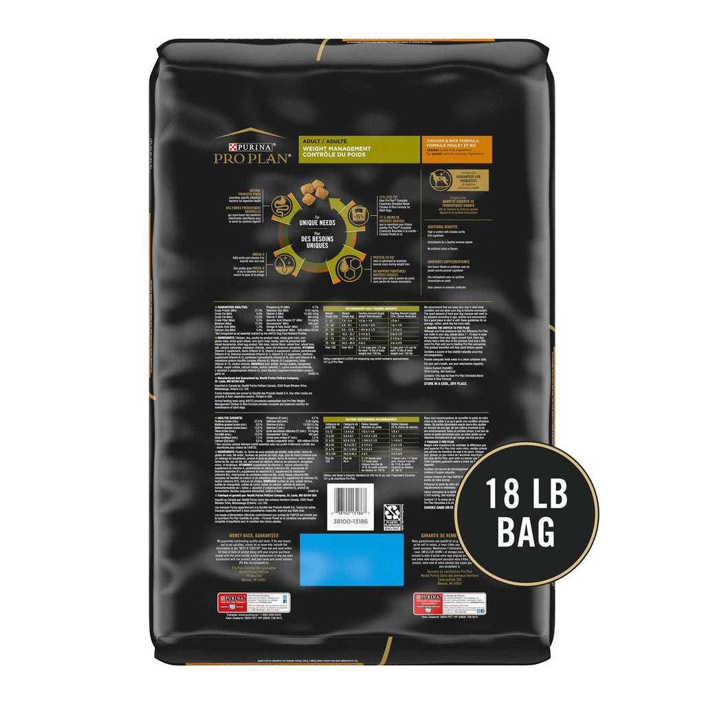 Weight Management Dry Dog Food O31608