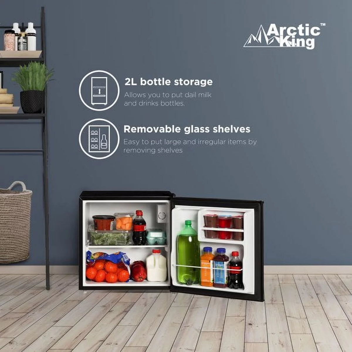 1.7 Cu ft Black Mini Fridge X514