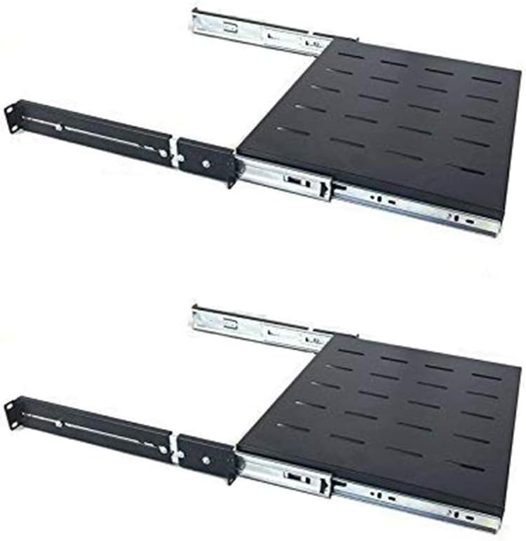 19'' Wide Fixed Shelf for Server Cabinet, 2 Pack P8120