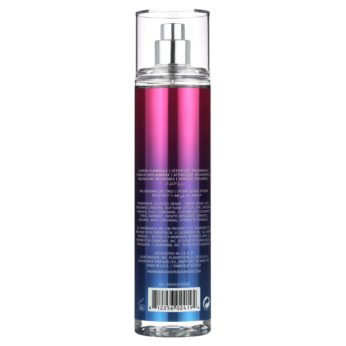 Body Mist, 8 Oz F1230