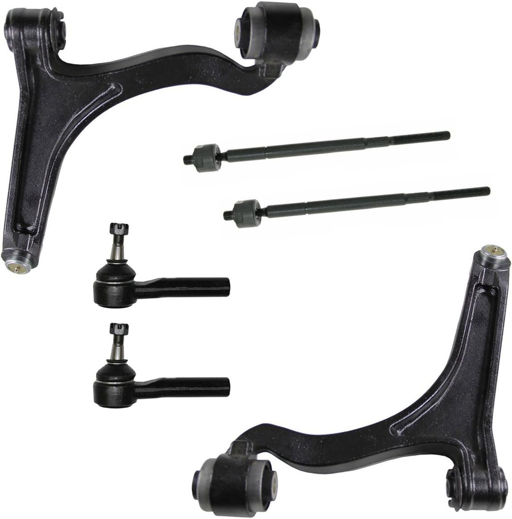 Front Lower Control Arm with Ball Joints and Tie Rods 6pc Set F217596