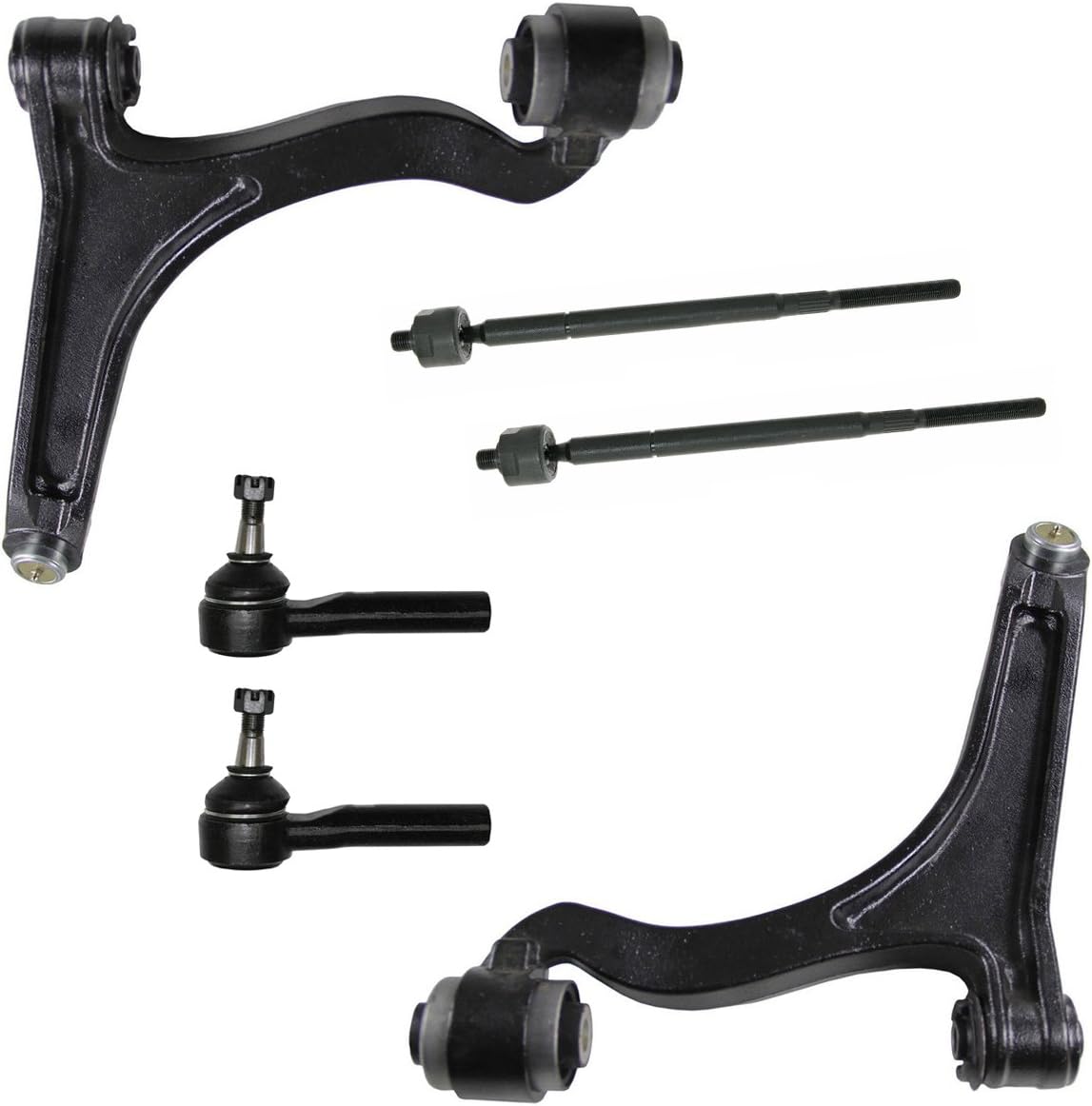 Front Lower Control Arm with Ball Joints and Tie Rods 6pc Set F217596