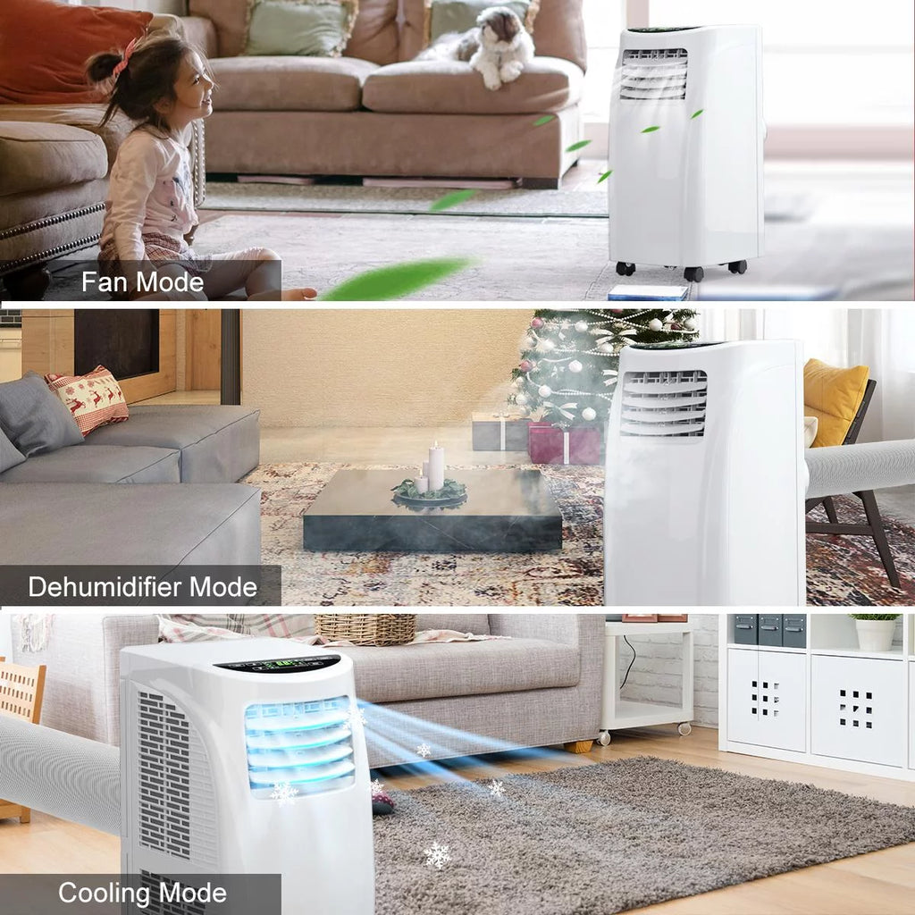 8000 BTU Portable Air Conditioner with Dehumidifier D867