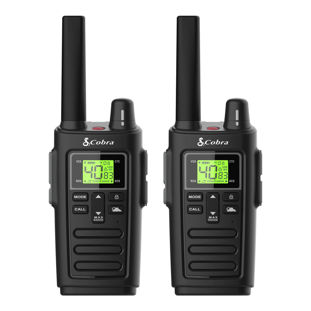 Two-Way Radios Pair Water Resistant Walkie Talkies 40 Channels J1804