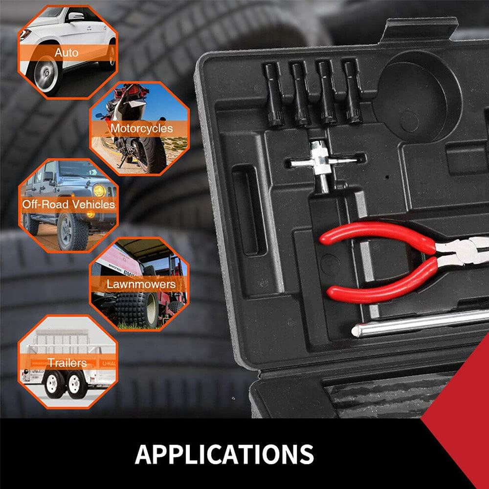 68 PCS Heavy Duty Tire Repair Kit T6872