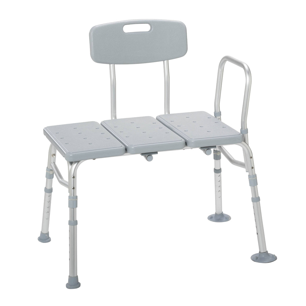 Plastic Transfer Bench with Adjustable Backrest C28735