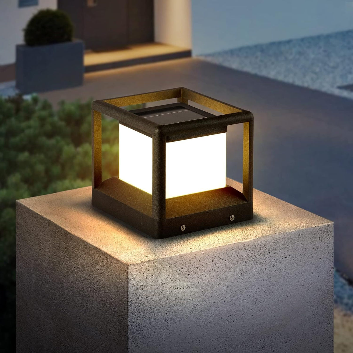 Solar Post Cap Light 3000K IP65 Waterproof F4369