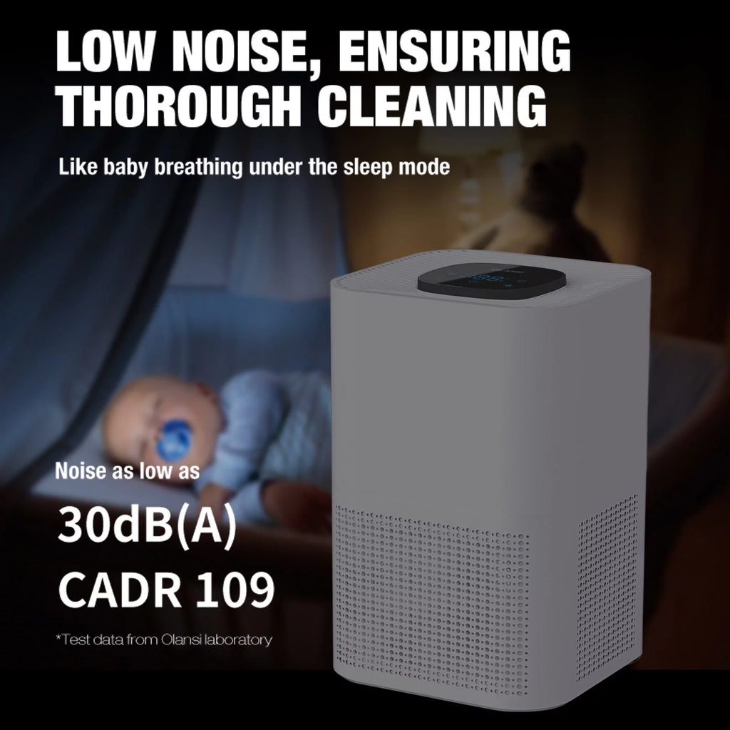 HEPA Air Purifier with H13 True Filter, 24H Timer, Quiet Sleep Mode, White P416701
