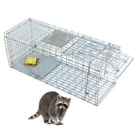 Small Live Animal Control Steel Trap Cage R5946