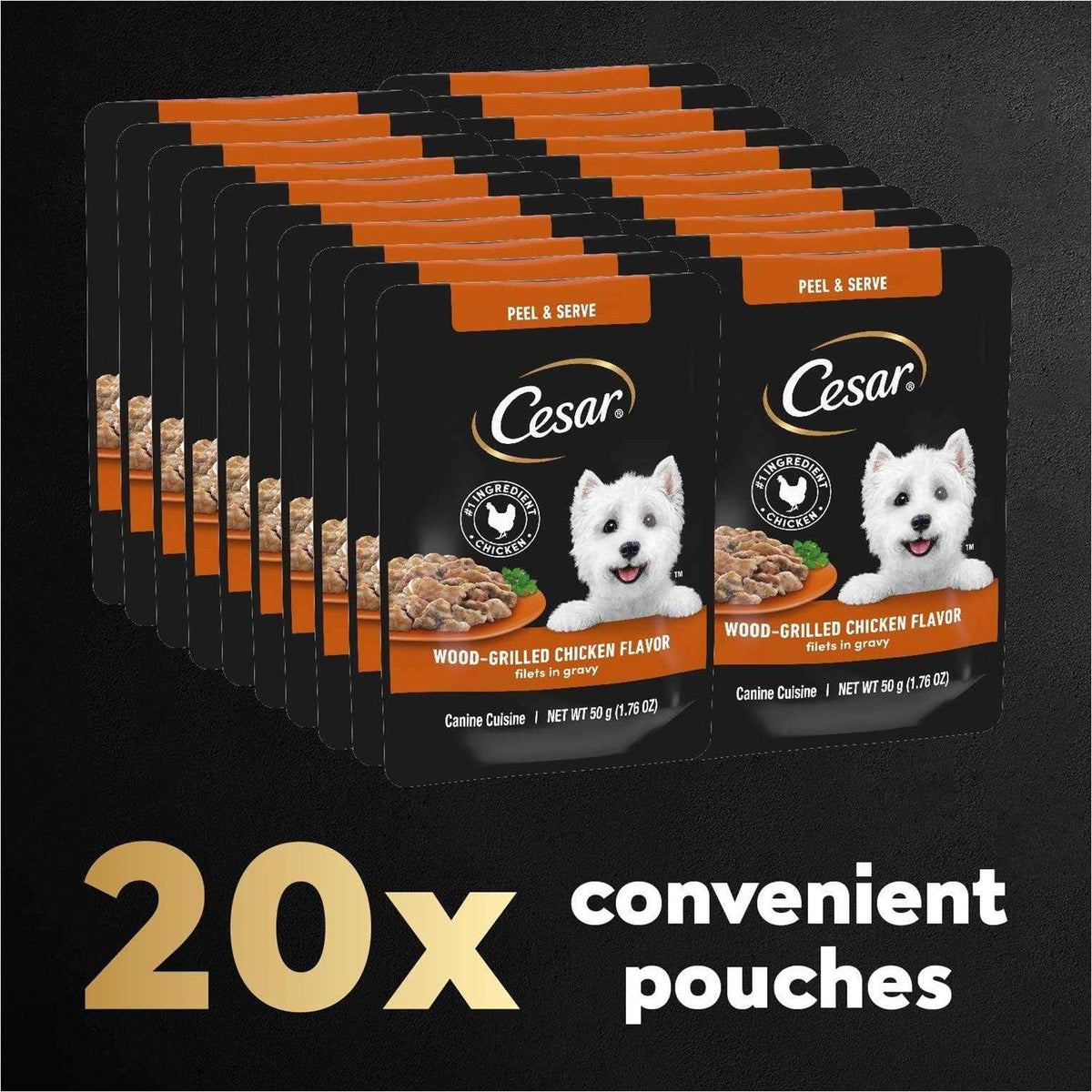 Wood-Grilled Chicken Flavor Wet Dog Food J514178
